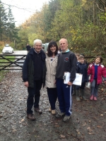 Ken, Claire and Bill at Nash Woods , 