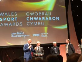 Awards ceremony Cardiff, 