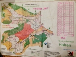 Hafren Blue course Map, 