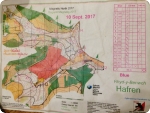 Hafren Blue course Map, 
