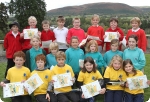 Some of the children who took part, 