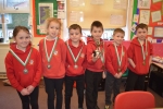 Winners of the Team prize for the white course, 