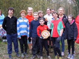 Members of the winning team from POW, 